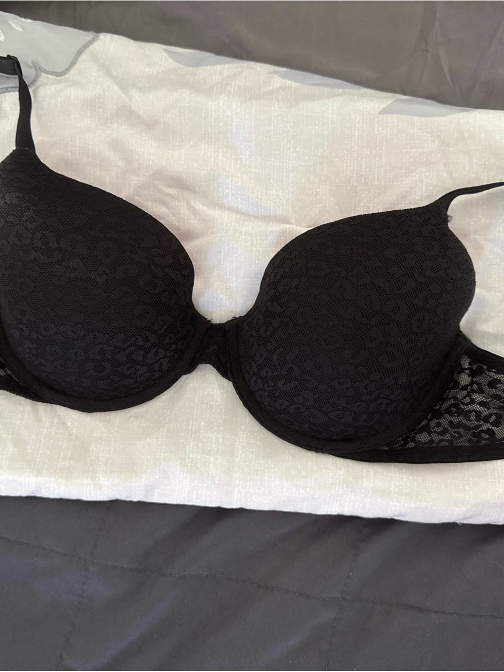 Pink by Victoria's Secret Black Lace Bra